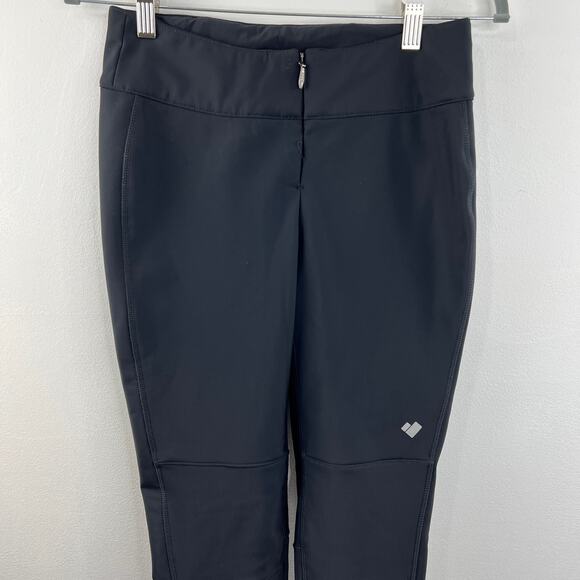 Obermeyer Women's Jinks ITB Ski Snow Pants 15100 Black Stirrups Winter Pocket 2 - Picture 3 of 8